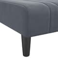Miniatyrbillede 9 af 11: vidaXL L-formet sovesofa 260x140x70 cm velour mørkegrå