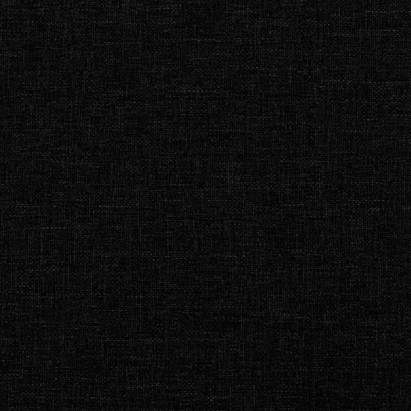 vidaXL L-formad bäddsoffa svart 279x140x70 cm tyg