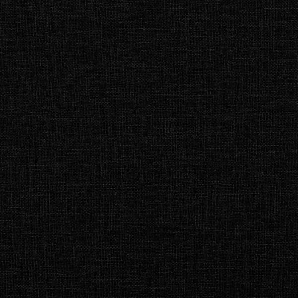 vidaXL L-formad bäddsoffa svart 255x140x70 cm tyg