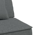 Miniatyrbillede 8 af 11: vidaXL L-formet sovesofa 255x140x70 cm stof mørkegrå