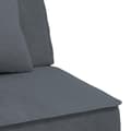 Miniatyrbillede 8 af 11: vidaXL L-formet sovesofa 255x140x70 cm velour mørkegrå