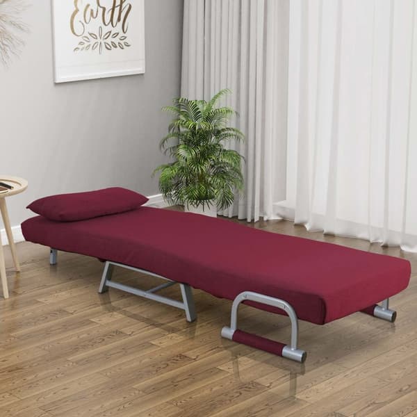 Kolino sovesofa stol rød.
