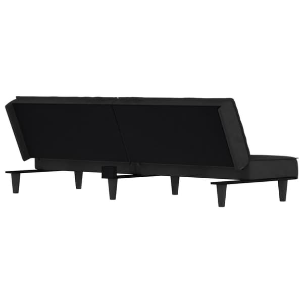vidaXL sovesofa velour mørkegrå