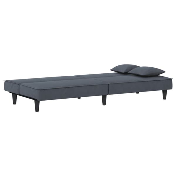 vidaXL sovesofa velour mørkegrå