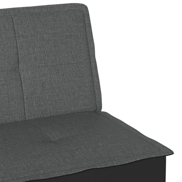 vidaXL sovesofa stof mørkegrå