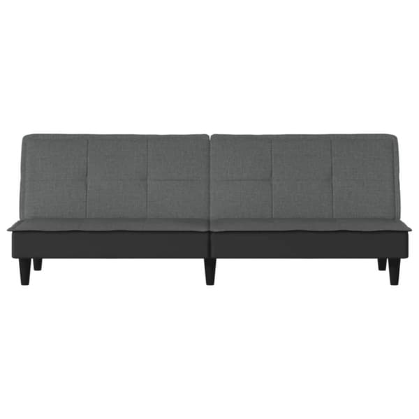 vidaXL sovesofa stof mørkegrå