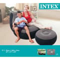 Miniatyrbild 4 av 4: INTEX Uppblåsbar fåtölj med puff Ultra Lounge Relax 68564NP