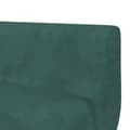 Miniatyrbillede 8 af 11: vidaXL L-formet sovesofa 275x140x70 cm velour mørkegrøn