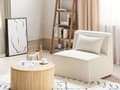 Miniatyrbilde 2 av 11: 1-seters modul Beige Kordfløyel Modulsofa Midtmodul Moderne design Stue