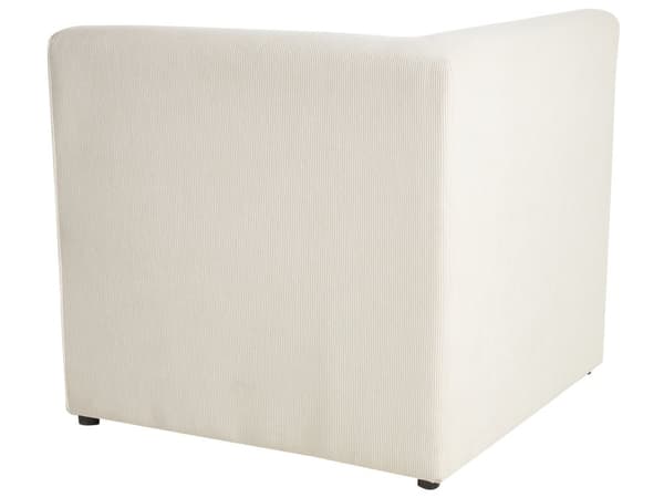 Modulär soffa Beige Manchester med ottoman 3-sitsig sektionssoffa Modern design
