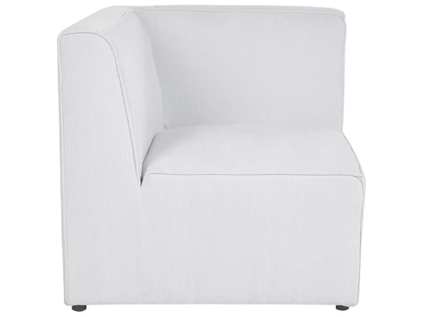 Modulär soffa Off White Manchester med ottoman 3-sitsig sektionssoffa Modern design