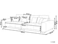 Miniatyrbild 3 av 11: Soffa tyg grå TORPO