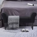 Miniatyrbillede 4 af 11: Rootz BedBench - Sort - Konstrueret træ, skum - 40,15 cm x 12,2 cm x 20,07 cm