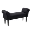 Miniatyrbillede 5 af 11: Rootz BedBench - Sort - Konstrueret træ, skum - 40,15 cm x 12,2 cm x 20,07 cm