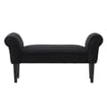 Miniatyrbillede 6 af 11: Rootz BedBench - Sort - Konstrueret træ, skum - 40,15 cm x 12,2 cm x 20,07 cm