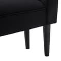 Miniatyrbillede 11 af 11: Rootz BedBench - Sort - Konstrueret træ, skum - 40,15 cm x 12,2 cm x 20,07 cm