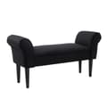 Miniatyrbillede 1 af 11: Rootz BedBench - Sort - Konstrueret træ, skum - 40,15 cm x 12,2 cm x 20,07 cm