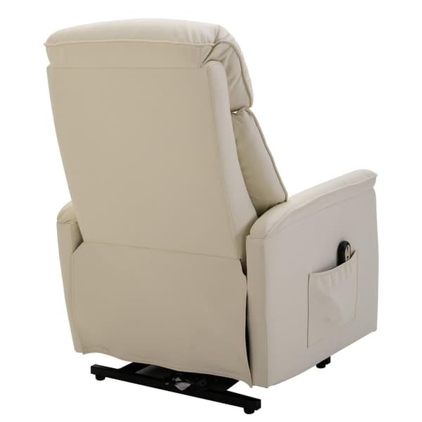 Rootz Stand-up Aid Stol - Beige - Pu, Skum, Staal - 31,49 cm x 37 cm x 40,94 cm
