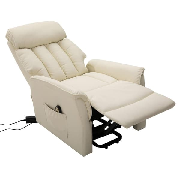 Rootz Stand-up Aid Stol - Beige - Pu, Skum, Staal - 31,49 cm x 37 cm x 40,94 cm