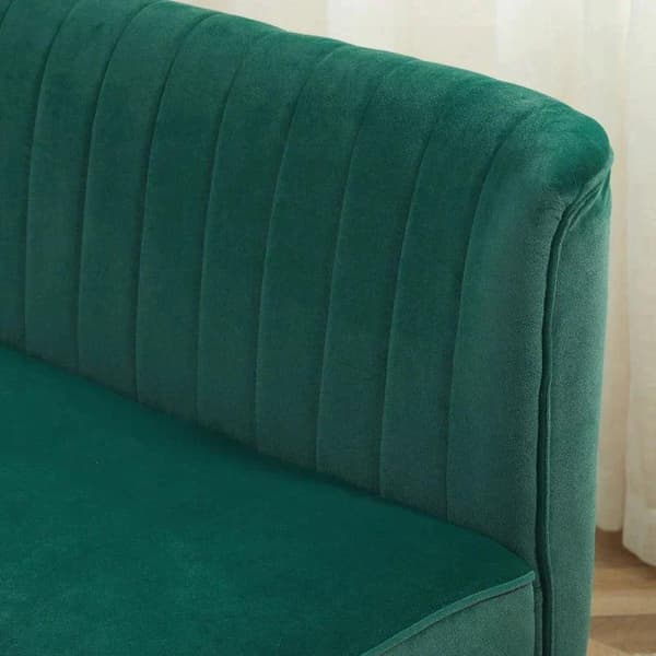Rootz Soffa - 2-sits Tyg soffa - Soffa - Lounge Soffa - Mörkgrön - 117 X 56,5 X 77 Cm