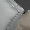 Miniatyrbild 5 av 5: Rootz stoppad bänk - Bänk - Modern sängbänk med knappar Gummiträ - Sammetslen - Touch Light - Grå - 114 x 46 x 56 cm
