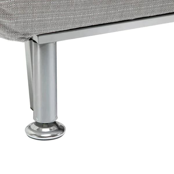 Rootz Justerbar soffa - Hopfällbar säng - Gästsäng - Bäddsoffa - Fällbar madrass - Grå - 75 X 70 X 75 Cm
