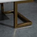 Miniatyrbillede 5 af 6: Rootz Soveværelse Sofa - Sovesofa - Metal - Hvid/Guld - 120 x 43 x 42 cm