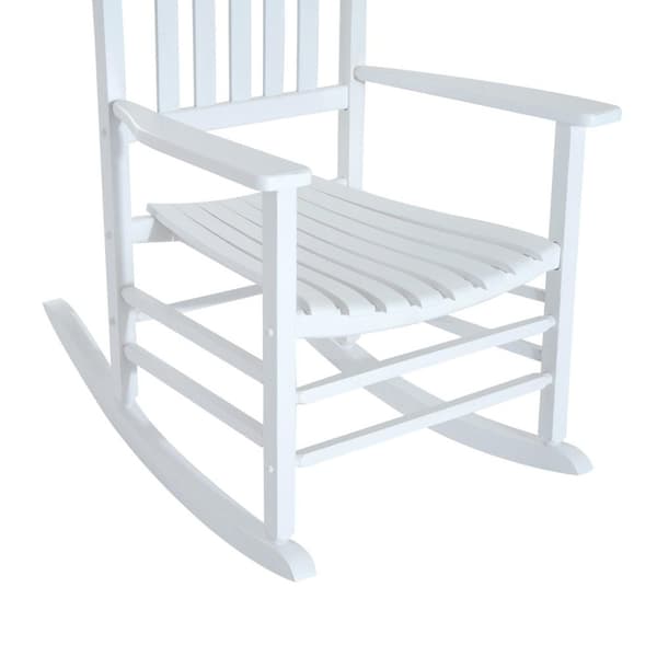 Rootz gyngestol - Hvid - Træ - 27,16 cm x 33,85 cm x 45,27 cm