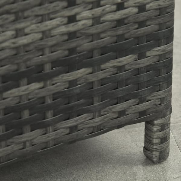 Rootz Lounge Soffa 2-Sits - Grå - Pe, Metall, Polyester - cm x 50,59 cm x 36,61 cm