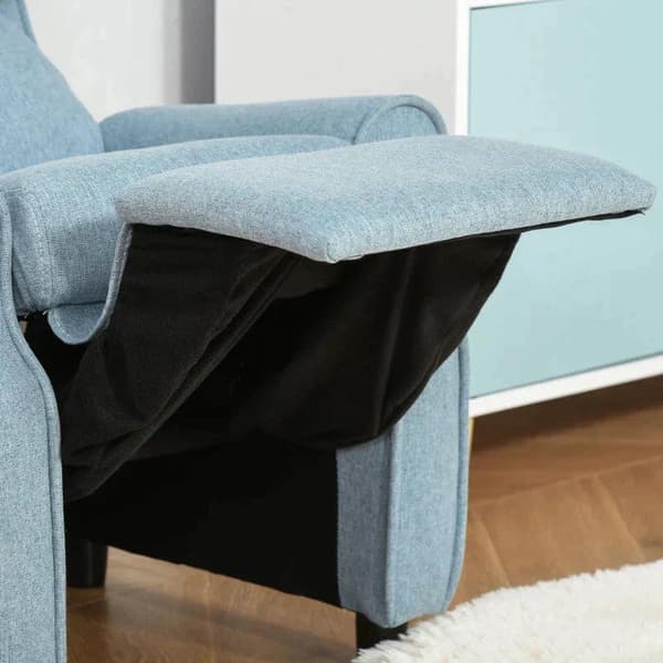 Rootz børnesofa - børne hvilesofa - børne sofa - børne lænestol - blå - 58 x 53 x 70 cm