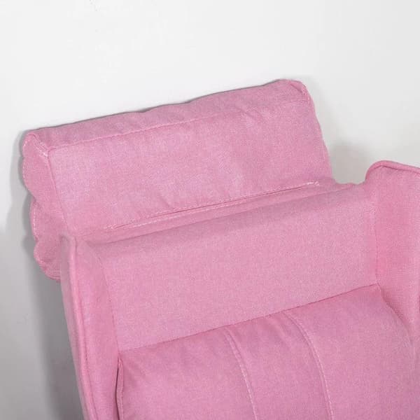 Rootz lasten sohva - Lasten lepotuoli - Lasten sohva - Lasten nojatuoli - Pinkki - 58 x 53 x 70 cm