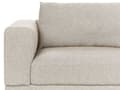 Miniatyrbillede 6 af 11: Sofa Lys Beige Polyester Polstret 3-sæders Moderne Minimalistisk Stil Stue Brede Armlæn Polstret Ryglæn