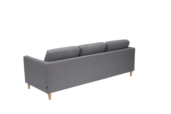 Marino sofa 3 pers. stof grå.