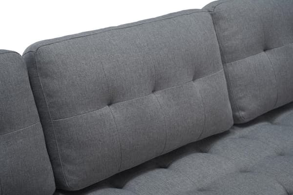 Marino sofa 3 pers. stof grå.