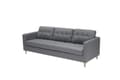 Miniatyrbillede 2 af 8: Marino sofa 3 pers. stof grå.