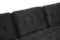 Miniatyrbillede 7 af 9: Marino sofa 3 pers. velour sort.