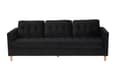 Miniatyrbillede 1 af 9: Marino sofa 3 pers. velour sort.