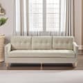 Miniatyrbilde 7 av 9: Marino sofa 3 seter fløyel sandfarget.