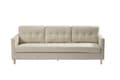 Miniatyrbilde 1 av 9: Marino sofa 3 seter fløyel sandfarget.