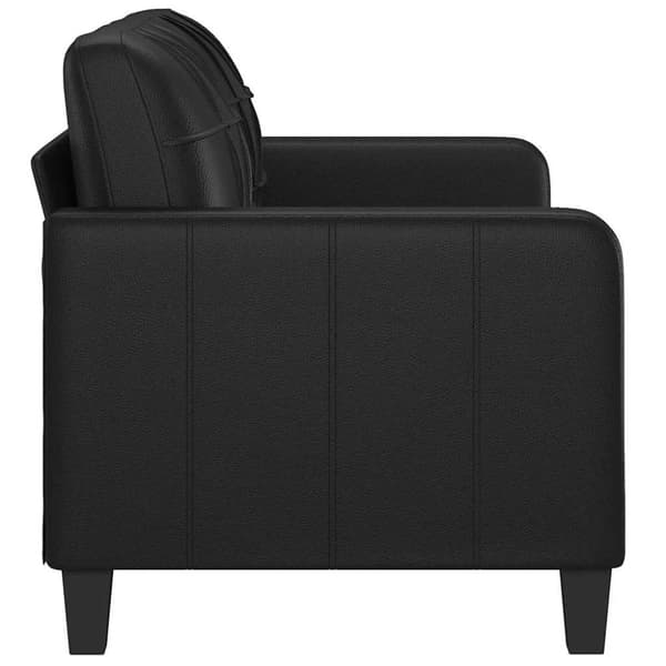 vidaXL 2-sitssoffa svart 140 cm konstläder