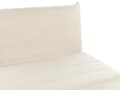 Miniatyrbillede 11 af 11: Sammenklappelig 1-personers sofa creme velour træben sofa med sovefunktion ekstra pude moderne design
