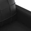 Miniatyrbillede 7 af 10: vidaXL 2-personers sofa 120 cm kunstlæder sort