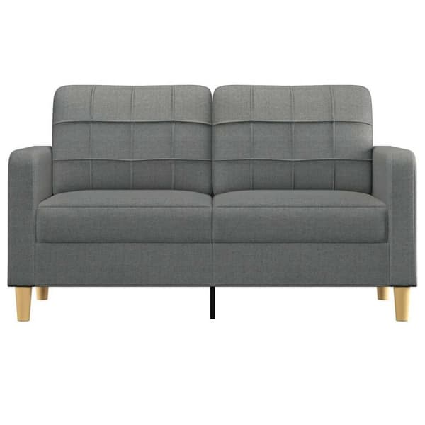 vidaXL 2-personers sofa 140 cm stof mørkegrå