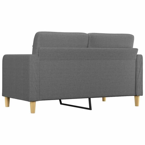 vidaXL 2-personers sofa 140 cm stof mørkegrå