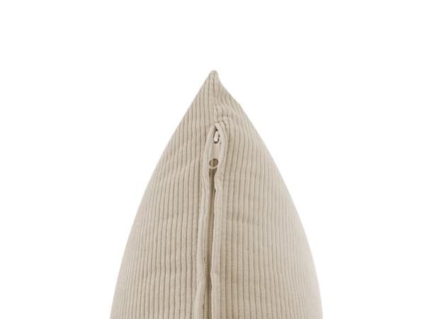 Sohva vaalea beige kahdelle vakosamettiverhoilu modulaarinen minimalistinen
