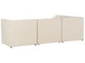 Pikkukuva 6 / 11: Kulmasohva vaalea beige neljälle vakosamettiverhoilu modulaarinen oikea rahi koristetyynyt minimalistinen