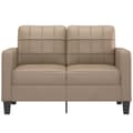 Miniatyrbillede 4 af 10: vidaXL 2-personers sofa 120 cm kunstlæder cappuccino