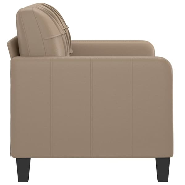 vidaXL 2-personers sofa 120 cm kunstlæder cappuccino