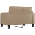 Miniatyrbillede 6 af 10: vidaXL 2-personers sofa 120 cm kunstlæder cappuccino