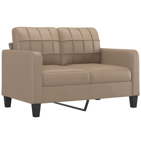 vidaXL 2-personers sofa 120 cm kunstlæder cappuccino